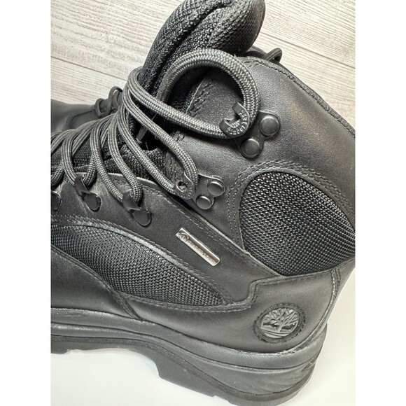 WATERPROOF Timberland Chocorua Trail Mid hiker black full boots SIZE 13 - Picture 10 of 16